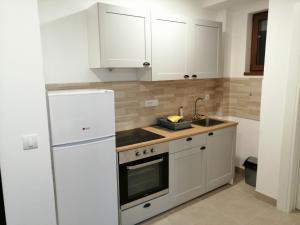 Η κουζίνα ή μικρή κουζίνα στο Divčinova S1