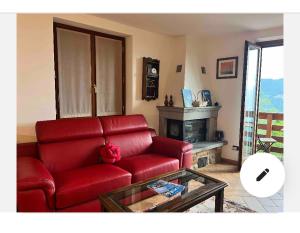 Χώρος καθιστικού στο Mangia, leggi, dormi