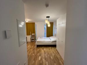 Ένα ή περισσότερα κρεβάτια σε δωμάτιο στο New business apartment Nr.20