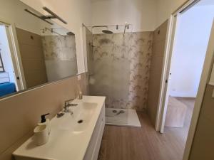 Koupelna v ubytování B&B Al Quadrato
