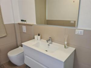 Koupelna v ubytování B&B Al Quadrato