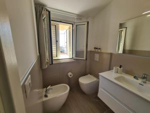 Koupelna v ubytování B&B Al Quadrato