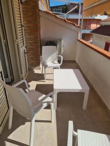Posezení v ubytování B&B Al Quadrato