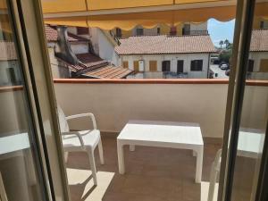 Balkón nebo terasa v ubytování B&B Al Quadrato