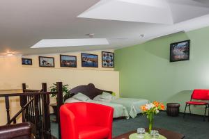 Posezení v ubytování Terminal-A Hotel