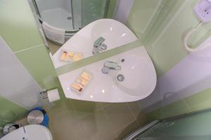 Koupelna v ubytování Terminal-A Hotel