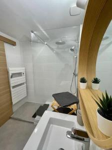 Um banheiro em Joli studio Cozy tout équipé Hyper Centre Saintes