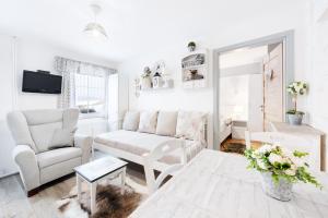 Predel za sedenje v nastanitvi Wellness Apartmány Andrea