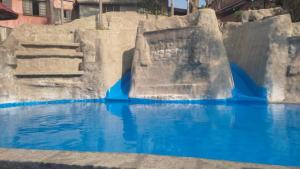 a water slide at a water park at Casa P in Candelaria