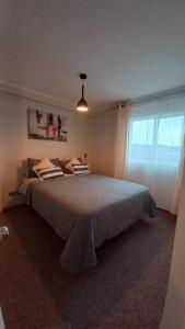 Postel nebo postele na pokoji v ubytování 10 min del centro, 500 mt de la playa Pelluco, visita, disfruta y descansa