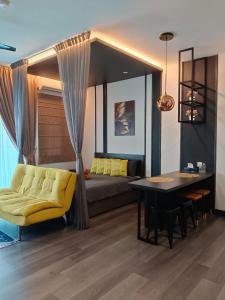Χώρος καθιστικού στο SARI Homestay Vista Bangi with Wi-fi and Netflix
