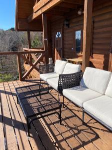 Balkón nebo terasa v ubytování Spa and View Cozy House スパアンドビューコージーハウス