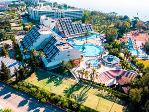 an aerial view of a resort with a pool at Queen's Park Goynuk Hotel - All Inclusive in Kemer