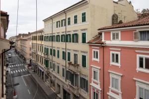 a view of a city street with buildings at [Piazza Goldoni] Suite Mazzini *Free WiFi* in Trieste