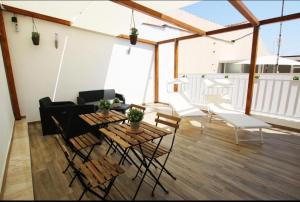 Balkón nebo terasa v ubytování I sogni di LUDO open space