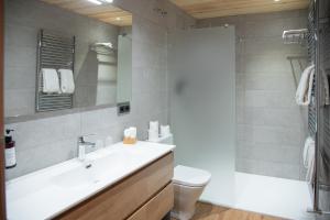 Kúpeľňa v ubytovaní Hotel Restaurant Castellarnau