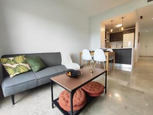 Kuchyň nebo kuchyňský kout v ubytování Apartamento Happy Days