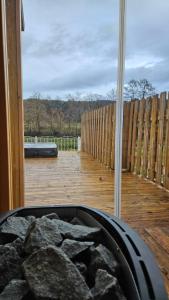 Balkón alebo terasa v ubytovaní Le Moulin de la Fortie, Gîtes