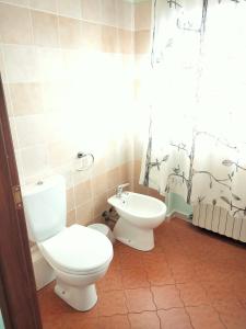 Koupelna v ubytování B&B Le Mi' Cocche