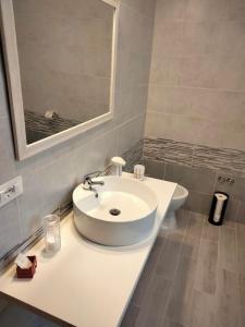 Koupelna v ubytování B&B Le Mi' Cocche