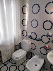 Koupelna v ubytování B&B Le Mi' Cocche