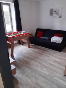 Posezení v ubytování Gîte des Sagards