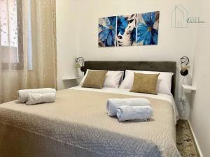 Postel nebo postele na pokoji v ubytování Josef House