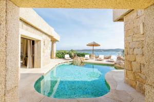 Bazén v ubytování Hotel Pitrizza, Costa Smeralda nebo v jeho okolí