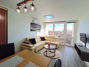 Posedenie v ubytovaní Apartament Gliwice Centaura, klimatyzacja