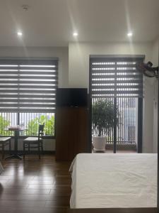 Postelja oz. postelje v sobi nastanitve Tree Homestay