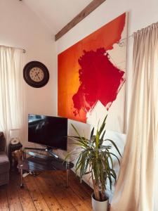 Χώρος καθιστικού στο Longsands Beach Apartment 3 Tynemouth Free Onsite Parking