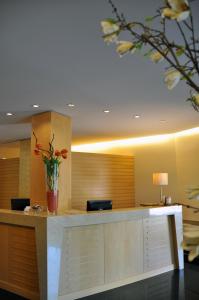 Lobbyn eller receptionsområdet på Executive Bergamo