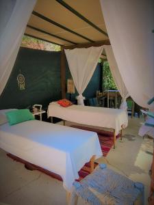 Кровать или кровати в номере La Araucaria