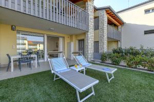 Zahrada ubytování New Apartment Lazise