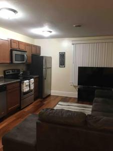 Kuchyň nebo kuchyňský kout v ubytování The luxury lounge