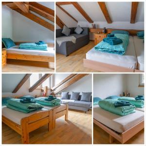 Postel nebo postele na pokoji v ubytování Chrona Bed & Breakfast