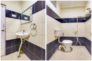 Koupelna v ubytování Hotel O Srinivasa Residency
