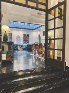 Posezení v ubytování Riad Ksar Saad & Spa