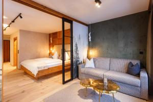 Postel nebo postele na pokoji v ubytování Landhotel Schermer