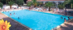 Bazén v ubytovaní Mobil home 4-6 personnes bord de mer Argeles sur mer camping équinoxe alebo v jeho blízkosti