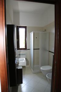 Et badeværelse på Appartamento Paolo