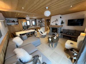 Chalet familial idéal 2 familles nombreuses Ski aux pied 12 pers Plagne Soleil 휴식 공간