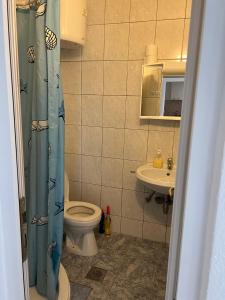 Koupelna v ubytování Apartmani Filip