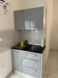 Kuchyň nebo kuchyňský kout v ubytování Apartmani Filip