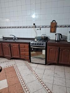 Köök või kööginurk majutusasutuses Santa Elena Hostal