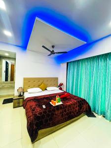 Vuode tai vuoteita majoituspaikassa shubh gold 3bhk