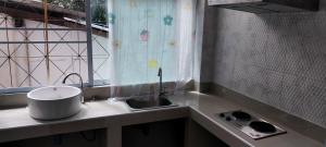 Kuchyň nebo kuchyňský kout v ubytování AVA Boutique Guesthouse
