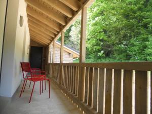 Balkón nebo terasa v ubytování Gîte Chez Toinette + 12 fotografií