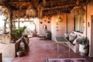 Posezení v ubytování Dune House