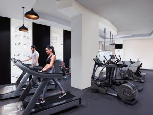 Fitness centrum a/nebo fitness zařízení v ubytování Radisson Blu Hotel New Delhi Dwarka